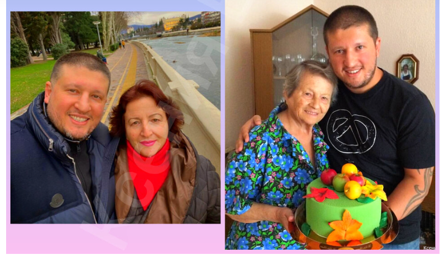 Ренат с мамой и бабушкой