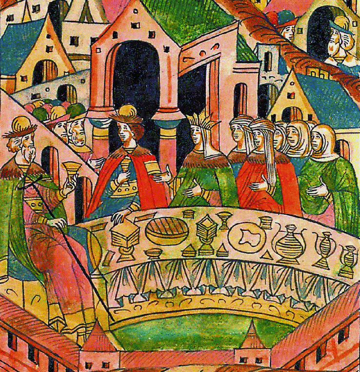 Свадьба Ивана Молодого и Елены Волошанки