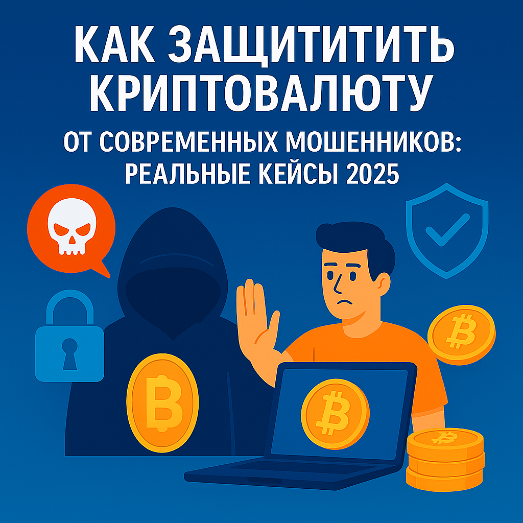 Как защитить криптовалюту от современных мошенников: реальные кейсы 2025