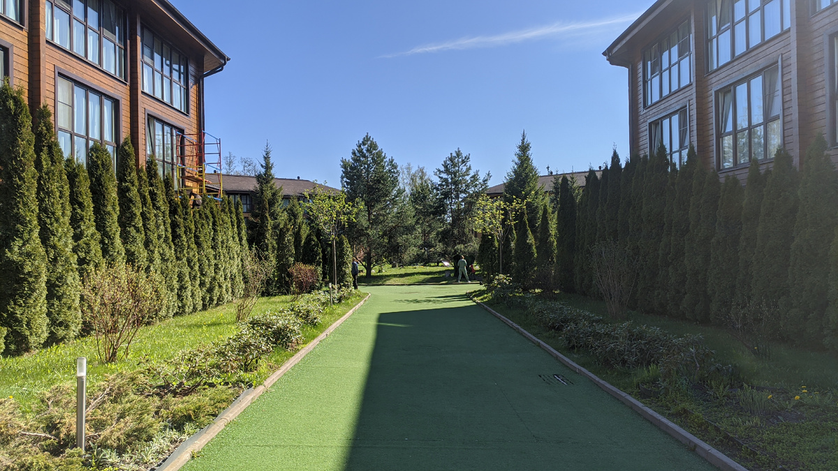 территория отеля