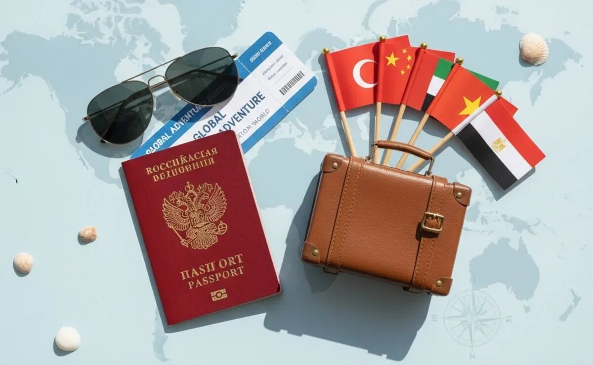    В какие зарубежные страны ездит больше всего российских туристов