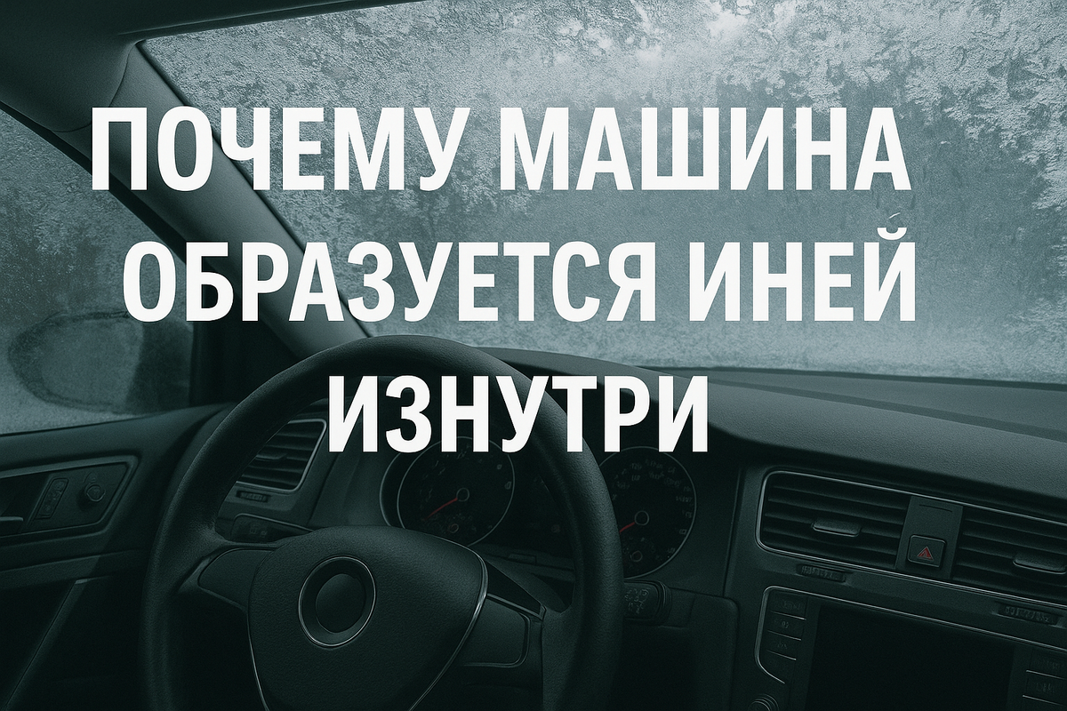 Почему на стёклах образуется иней изнутри?