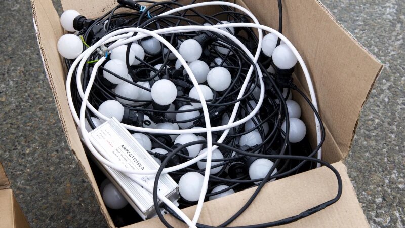     Как в Барнауле собирают елку, декабрь 2024. Анна Зайкова