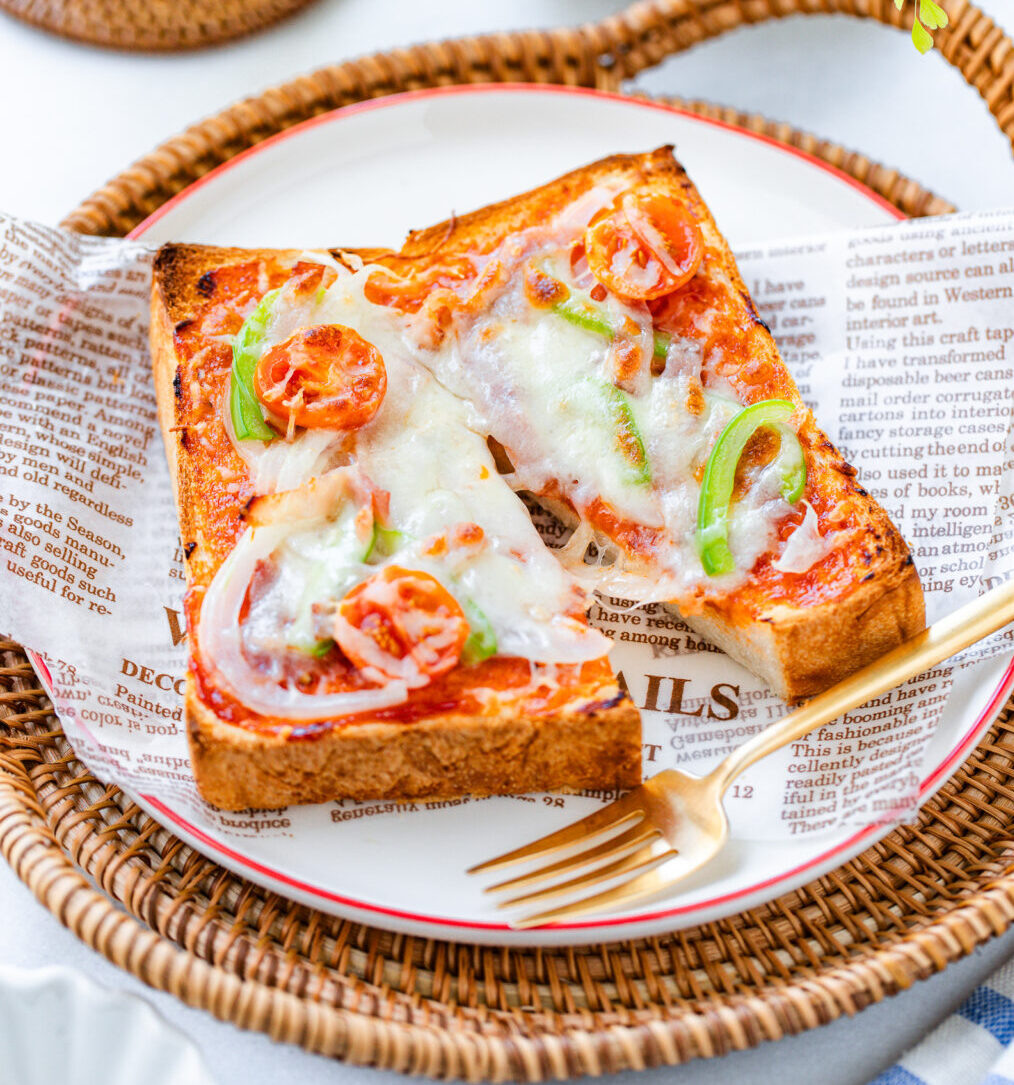 Японский тост - пицца 