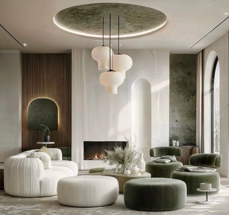 Дизайн гостиной в современном стиле.