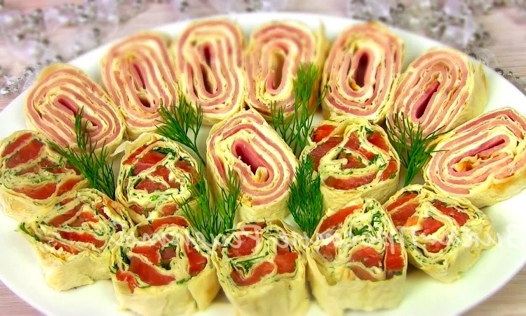 Ещё вариант закуски из лаваша