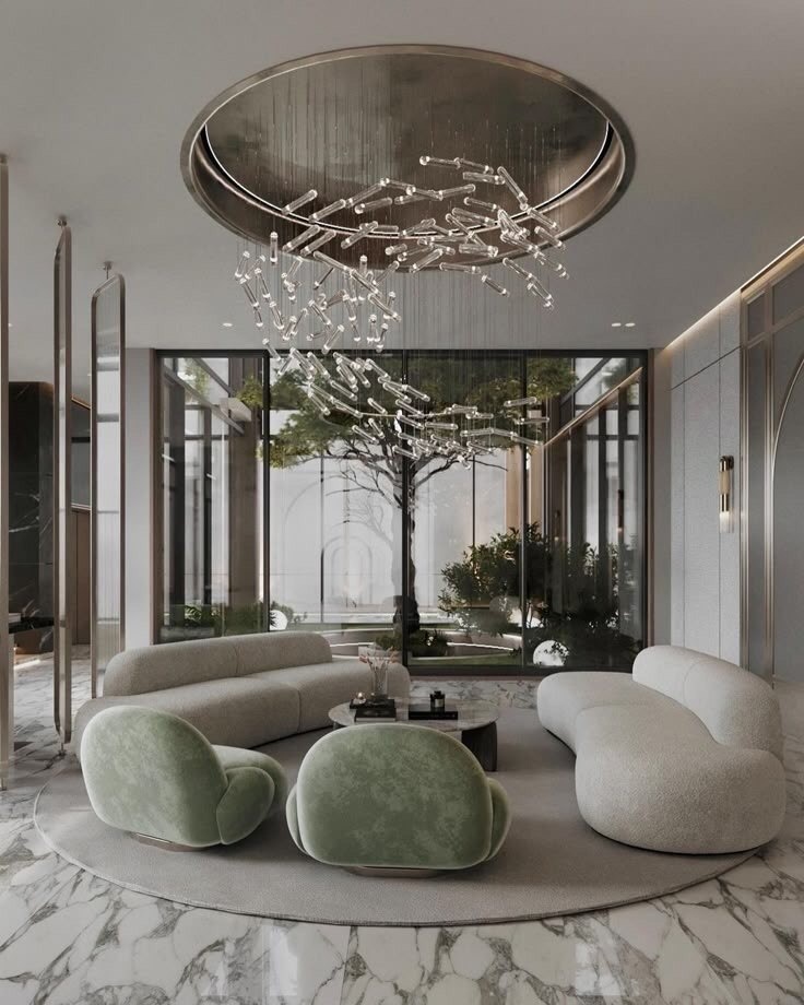 Интерьер гостиной в современном стиле