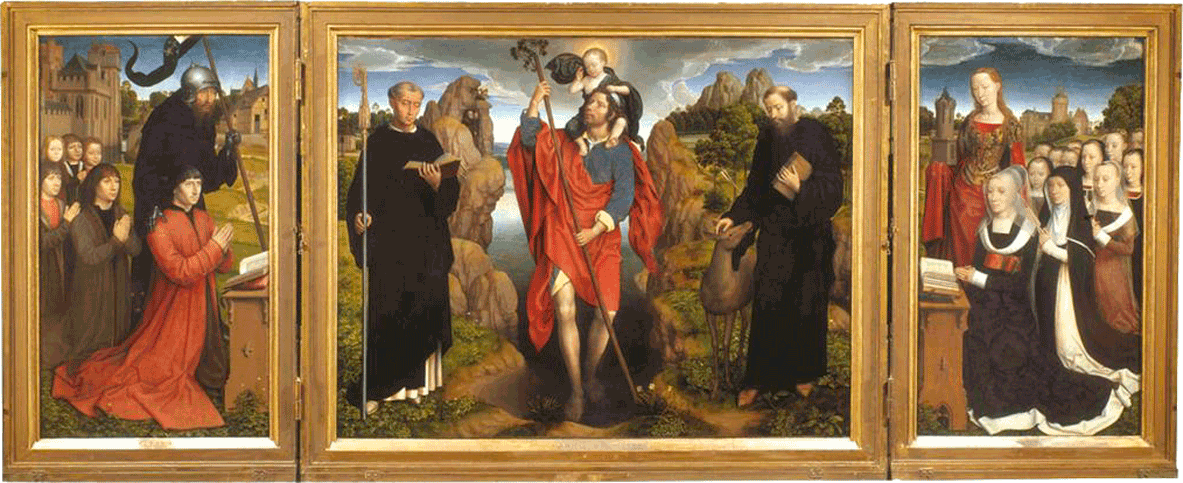 Триптих семьи Морель. 1484г.
