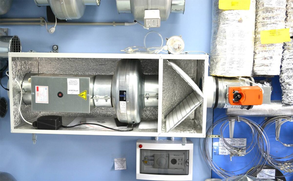 Электропривод вентиляционной установки.