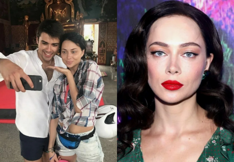 на фото слева Настасья Самбурская с бывшим мужем