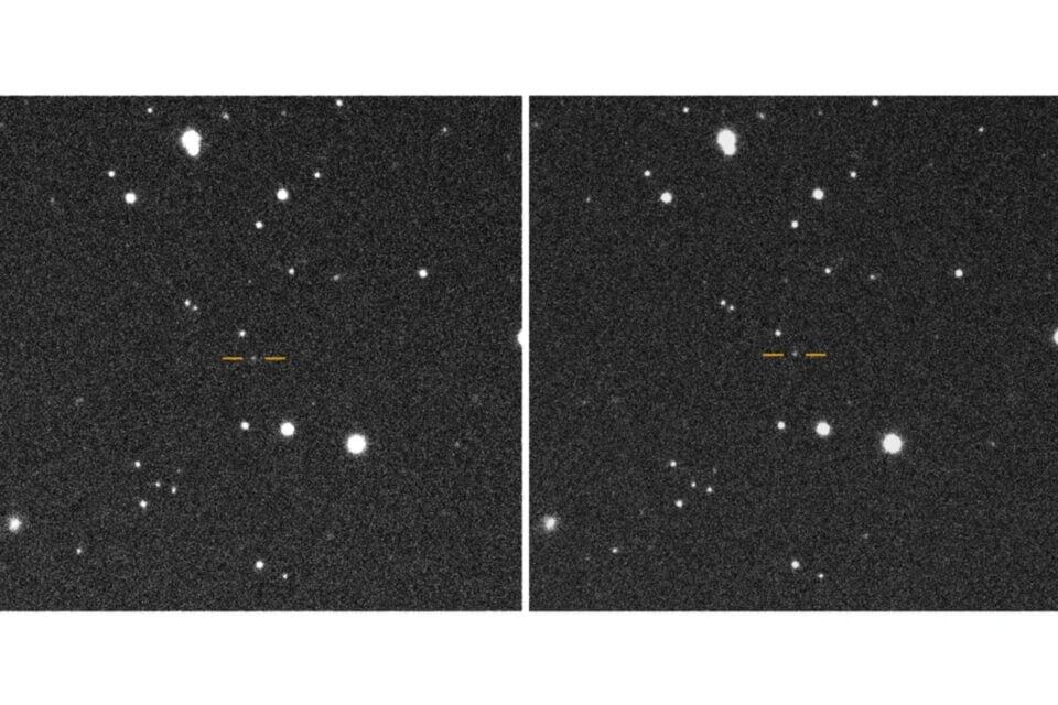 Астрономы обнаружили 2025 SC79 — «сумеречный» астероид, траектория которого скрыта за солнечным светом. Фото: Scott S. Sheppard/Carnegie Science