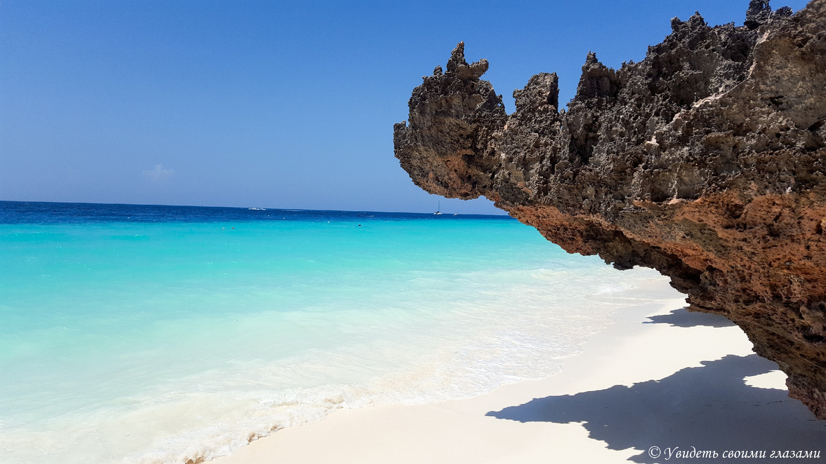 В отлив между Кендвой и Нунгви можно пройти по берегу