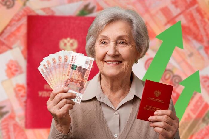 Пенсионеров ждёт повышение пенсий в 2026 году. Обложка © Коллаж © Life.ru. Фото © Shutterstock / FOTODOM / Denis.Vostrikov, © Gemini Nano Banana