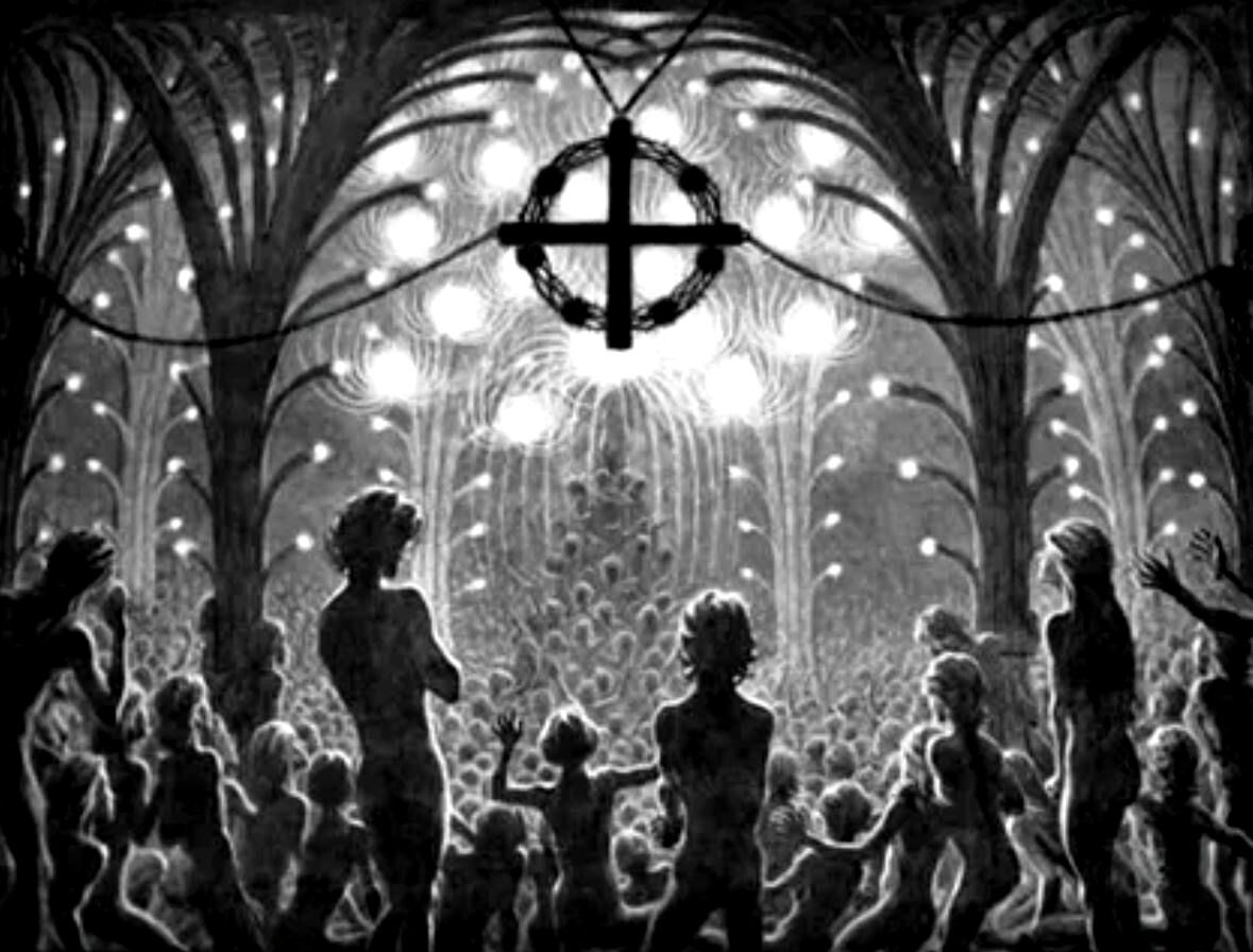 Хьюго Хеппенер (Фидус) 1868 - 1948. Храм Союза