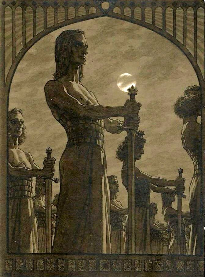 Хьюго Хеппенер (Фидус) 1868 - 1948. Страж меча