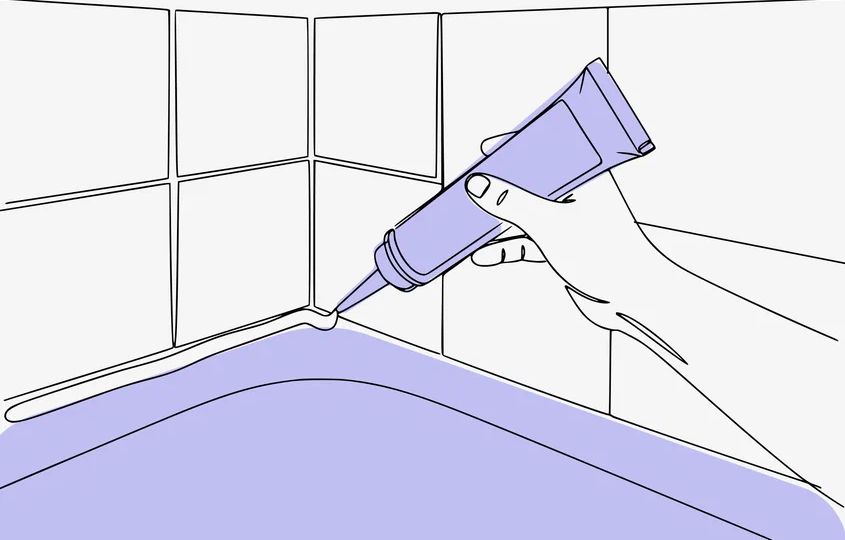 Как заделать щель между ванной и стеной: материалы и способы герметизации