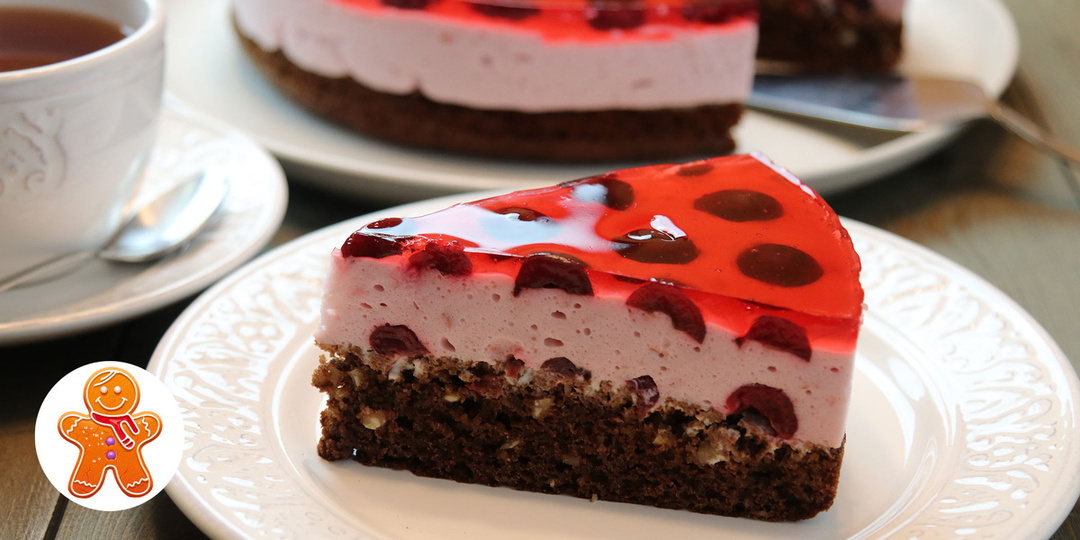 Торт "Вишневые облака"