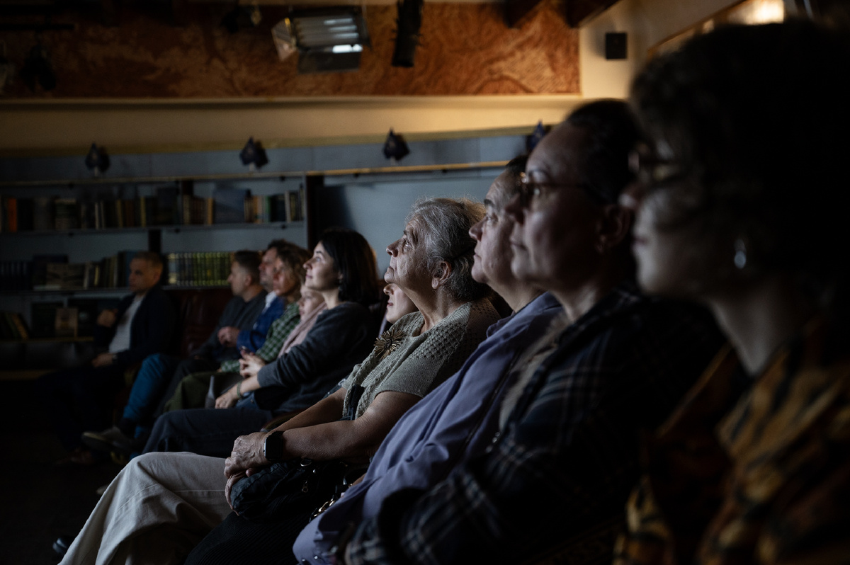 Премьера фильма «Люди белой земли» в Русском географическом обществе. Москва, 6 ноября. Фото: Федор Лавров