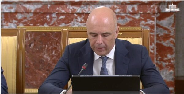 Антон Силуанов, министр финансов РФ на заседании правительства 6 ноября 2025 года
