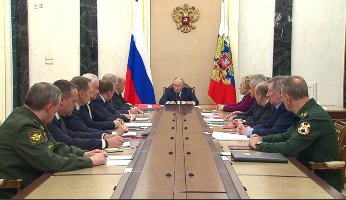    скриншот видео с телеграм-канала "Кремль. Новости"