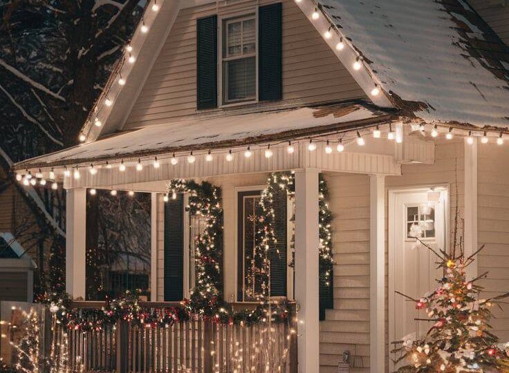 Как украсить каркасный дом к Новому 2026 году: 10 идей для уюта от Чёрного Кролика