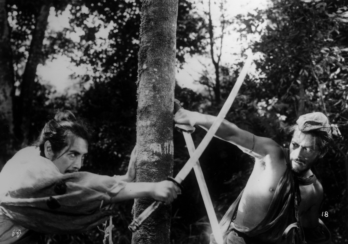 Кадр из фильма «Трон в крови» Реж. Акира Куросава (1957г.)