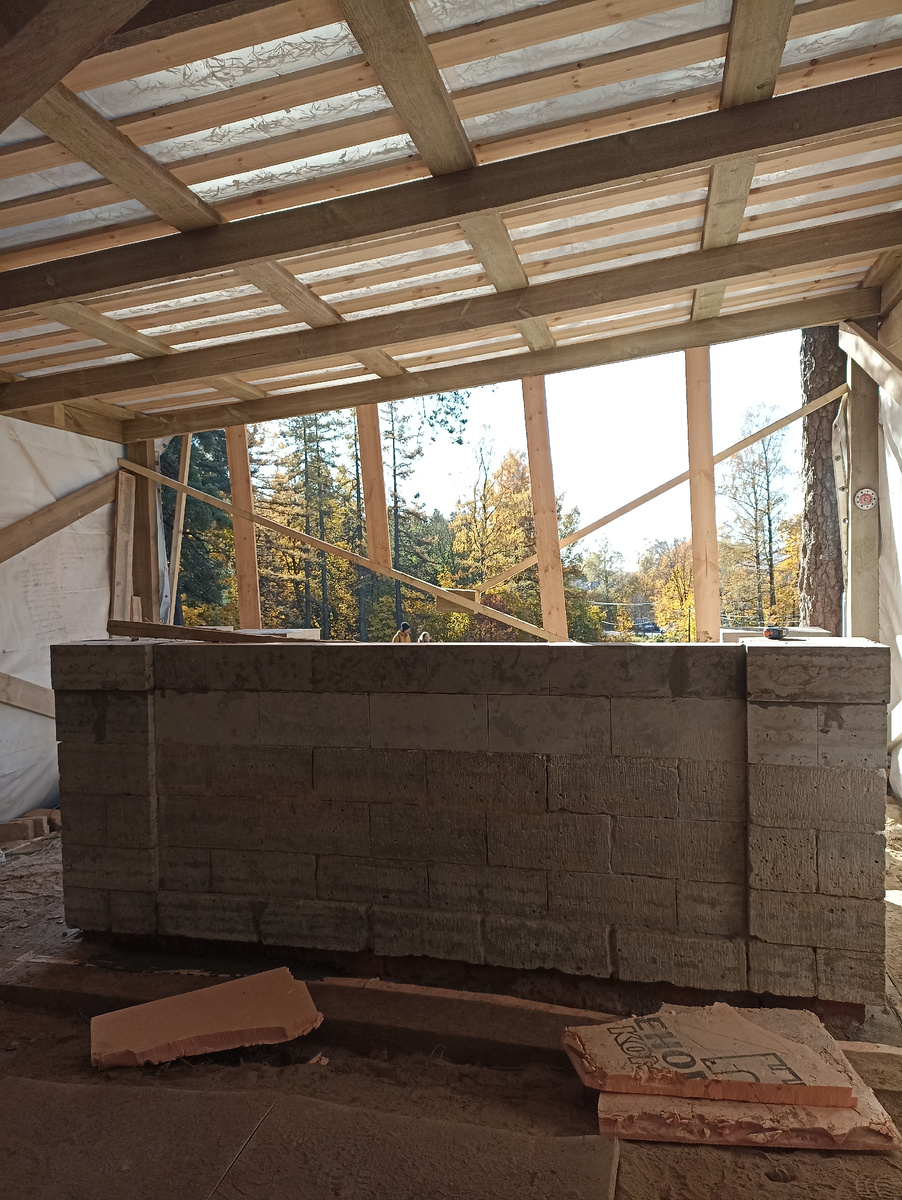 Уже сделали фундамент