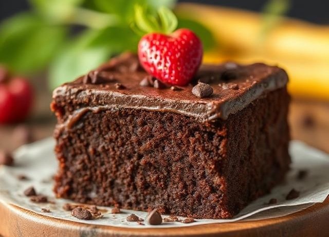 Шоколадный брауни за 5 минут