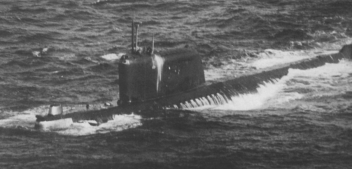 Советская атомная подводная лодка проекта 658