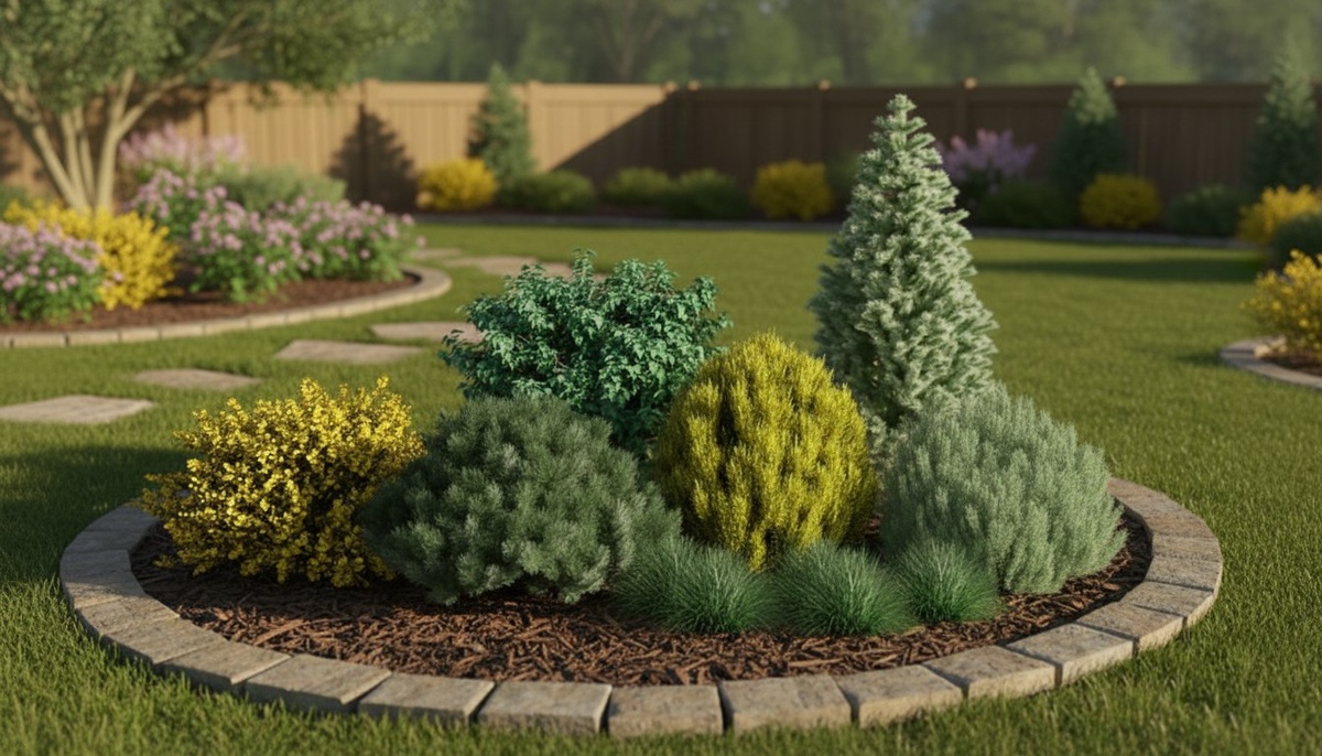 Композиция с новогодней елкой "Вилл'с Цверг"