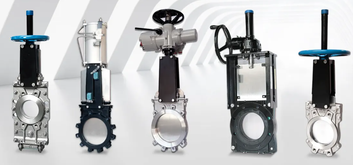 Примеры шиберных задвижек GUANLI VALVE