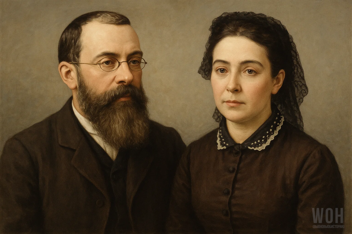 Эдуард Игнатьевич Циолковский и Мария Ивановна Юмашева  - Родители Константина Циолковского