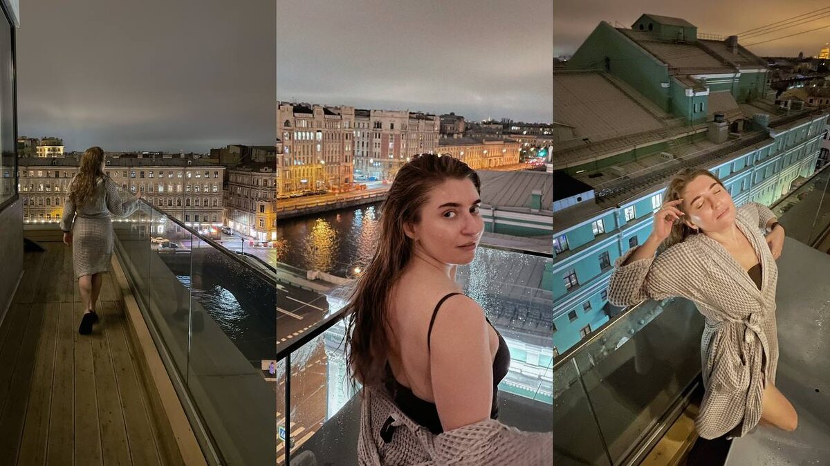 Гуляю по террасе в ноябре, немного мокрая, всё ок))