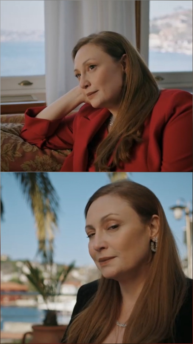 Лицо, когда все вокруг дураки и ведутся, а ты умная самая. Позиция железная "до Сейран у нас все было нормадьно". Ну как бы да: Ифакат спала с Орханом, Ферит встречался с Пелин и таскался по другим, Халис-ага сидел дома, его все боялись, но был управляем. Конечно, нормально)))