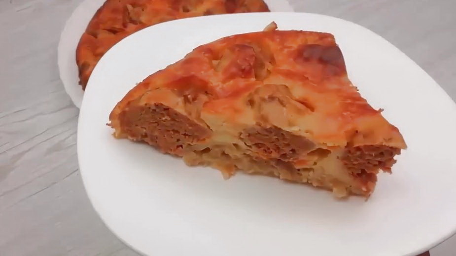 НЕЖНЫЙ Заливной ПИРОГ С ФАРШЕМ И КАПУСТОЙ!Простой РЕЦЕПТ/Теста НА Кефире/Рецепт пироги