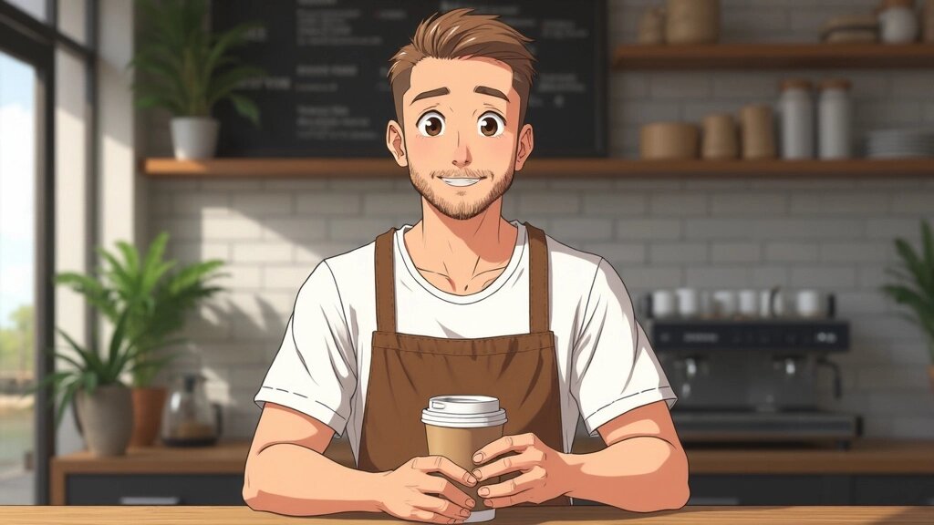 Бариста Егор неправильно делает допродажи