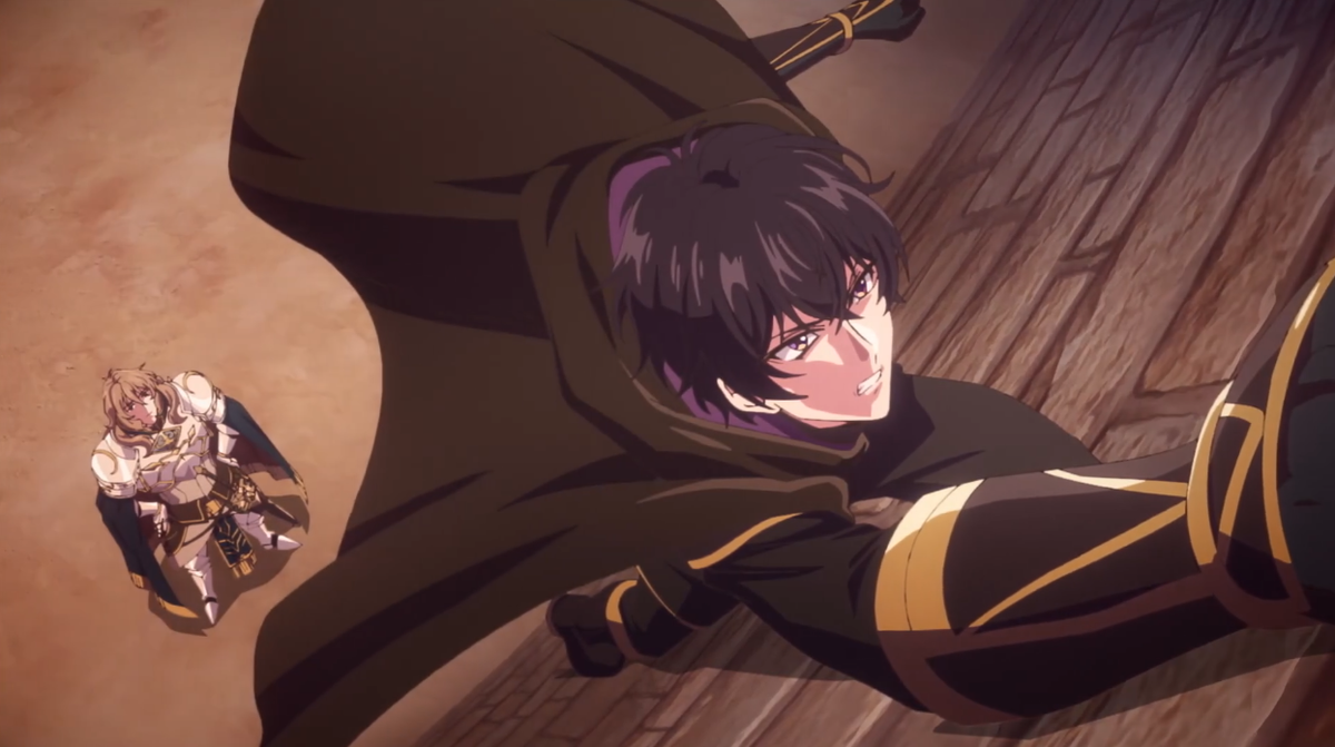     «Мой статус убийцы очевидно превосходит геройский» повествует о молодых ребятах, призванных в иной фэнтези-мир прямо с уроков