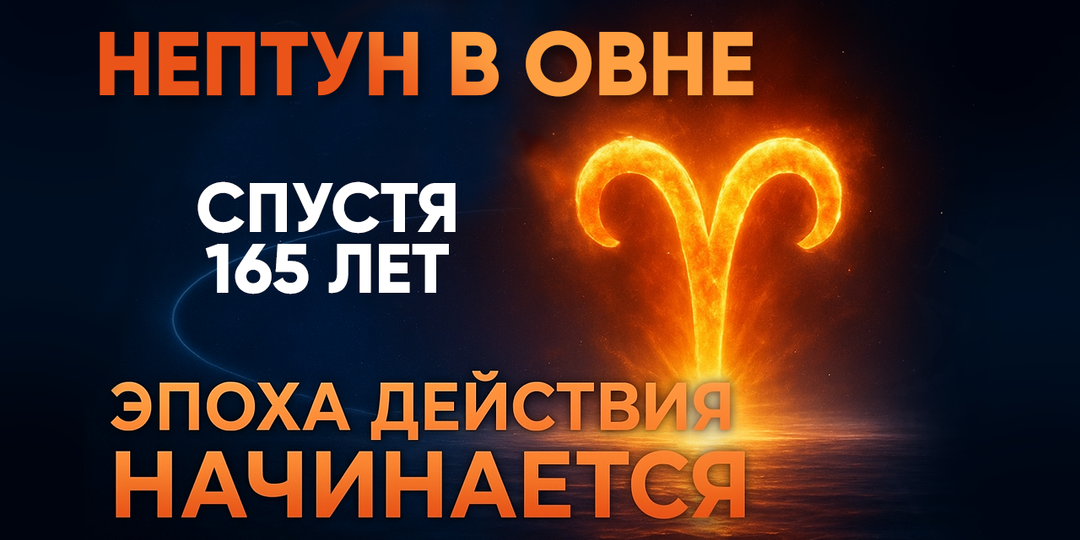 ПЕРЕХОД НЕПТУНА В ОВЕН 2025: НАЧАЛО НОВОГО ЦИКЛА. ПРОБУЖДЕНИЕ МЕЧТЫ И ДУХА ДЕЙСТВИЯ