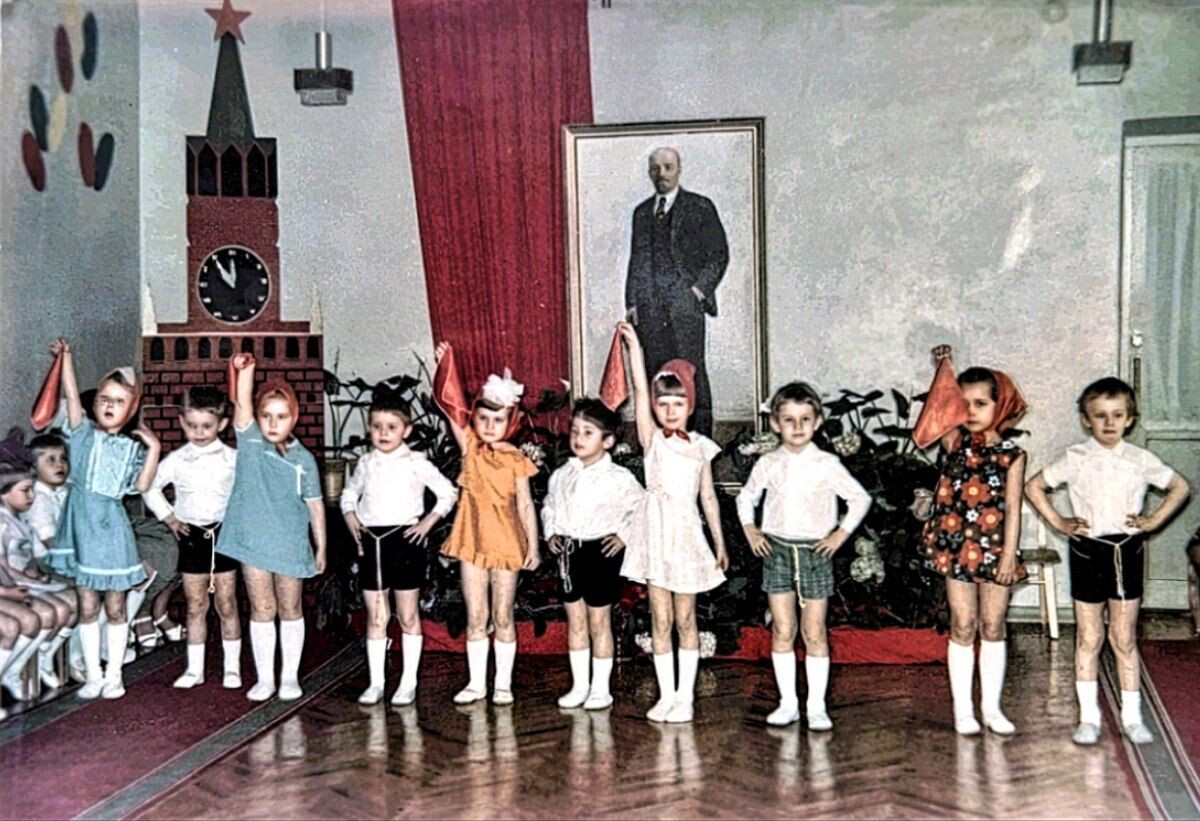 Утренник в детском саду. 1960 годы