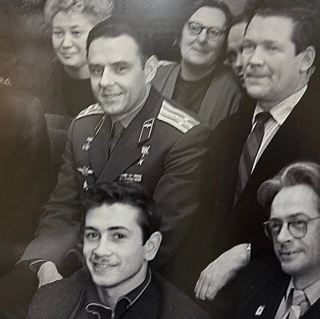    Летчик-космонавт Владимир Комаров. Фото: ИЖАД Выставочный зал. Уфа/ Вячеслав Стрижевский