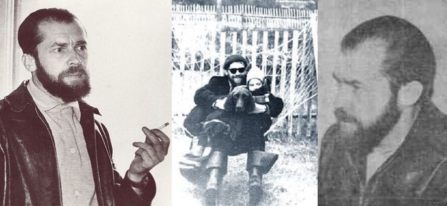 Анатолий Дмитриевич Клещенко (1921-1974 гг.) в разные годы жизни. В центре он - с дочерью от первого брака с советской детской писательницей Лианой Львовной Ильиной