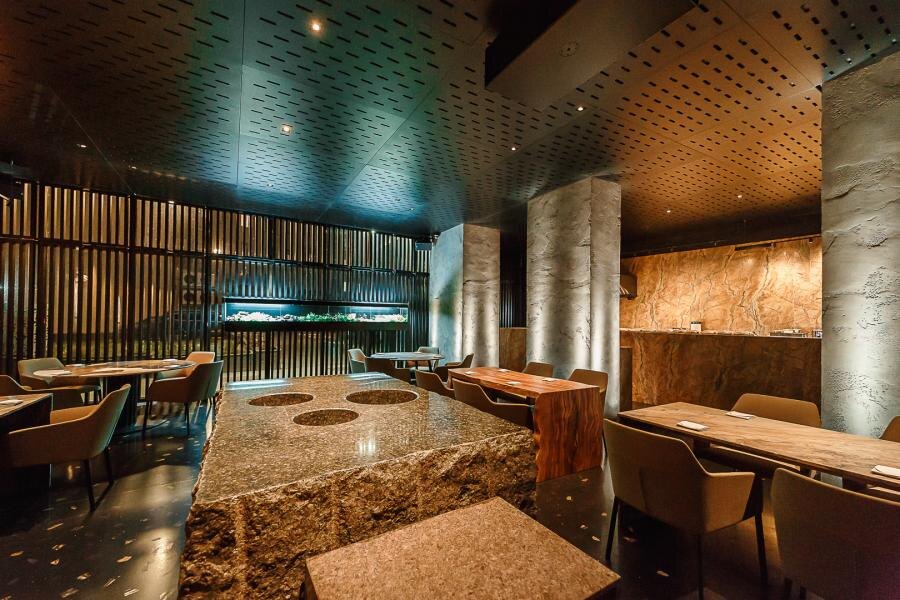 Интерьер ресторана Olluco