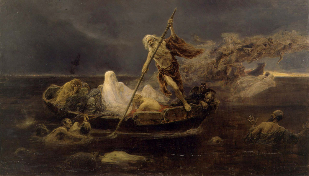 Река Стикс (Забвения), Харон перевозит новые Души 