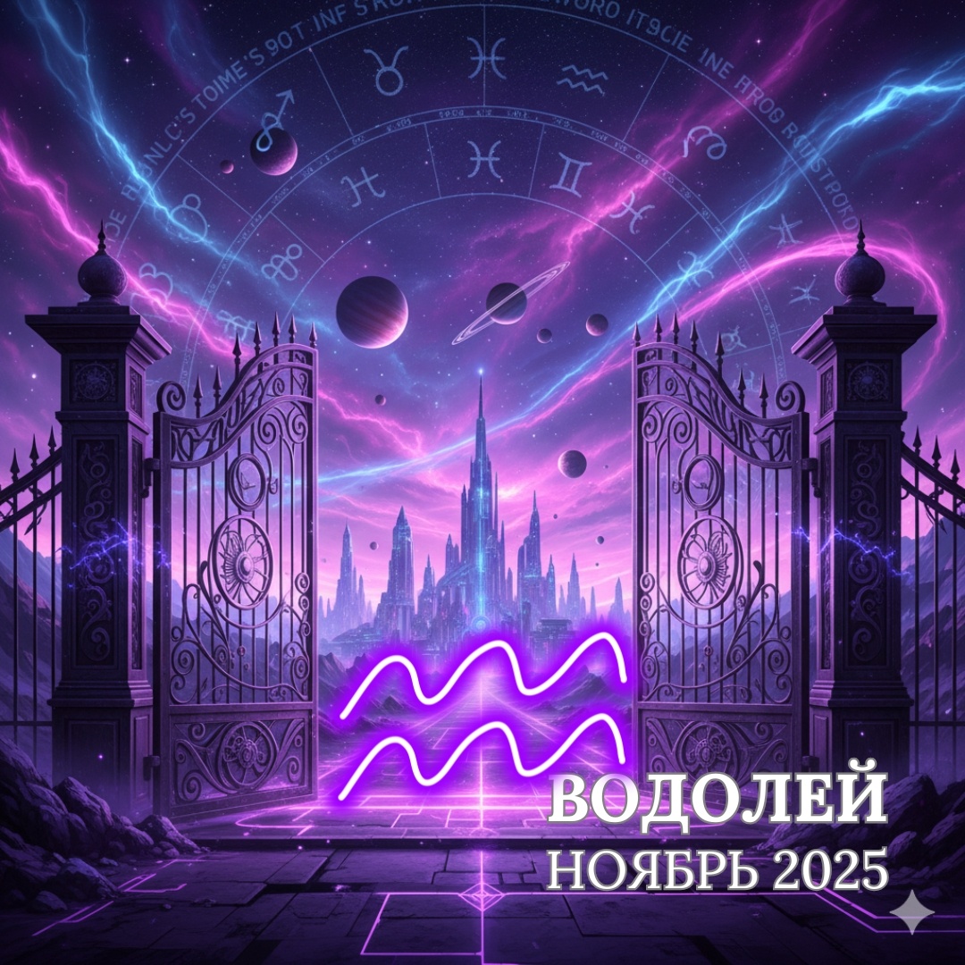Гороскоп для Водолеев в Ноябре 2025. Астролог Екатерина Юдина 