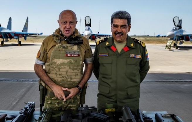    Пригожин в Венесуэле. Иллюстрация "Блокнот"