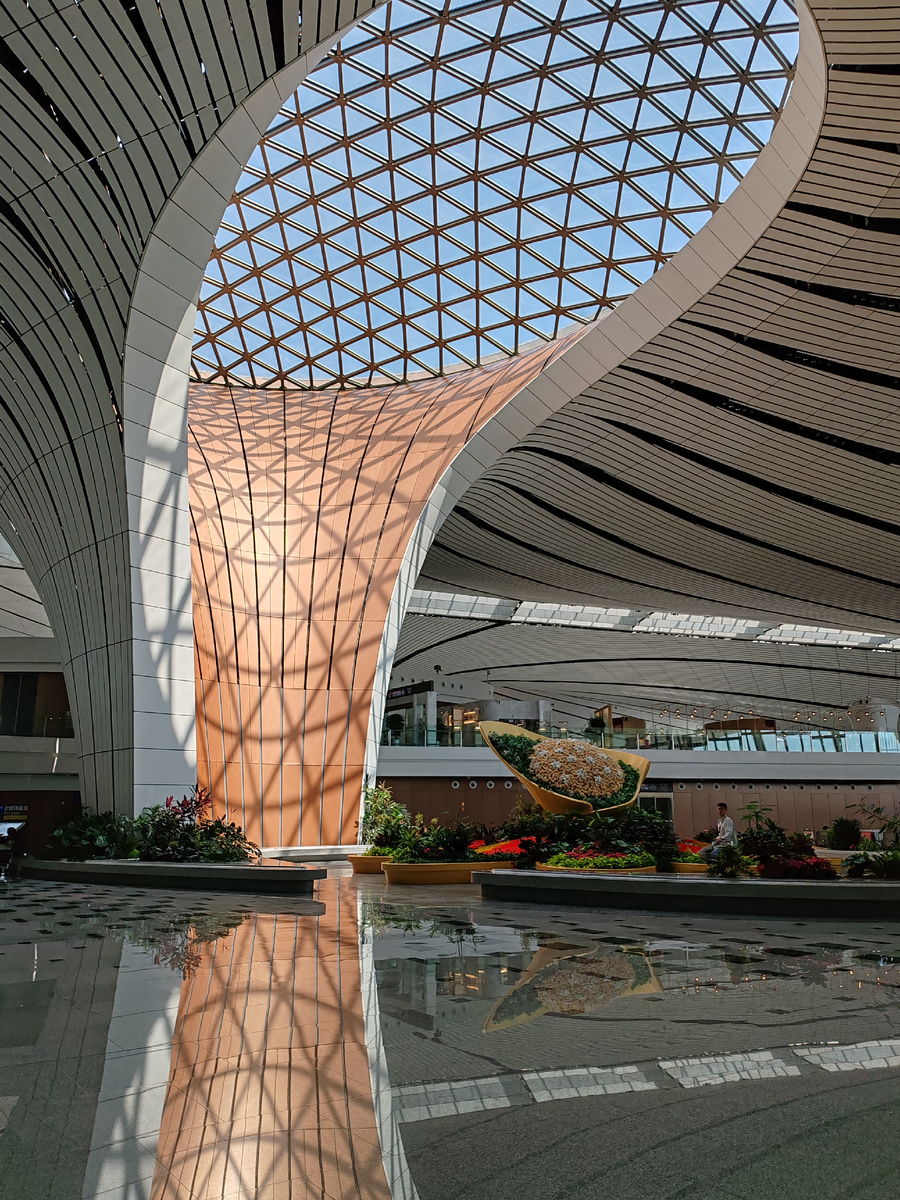 Аэропорт Пекина. Фото автора