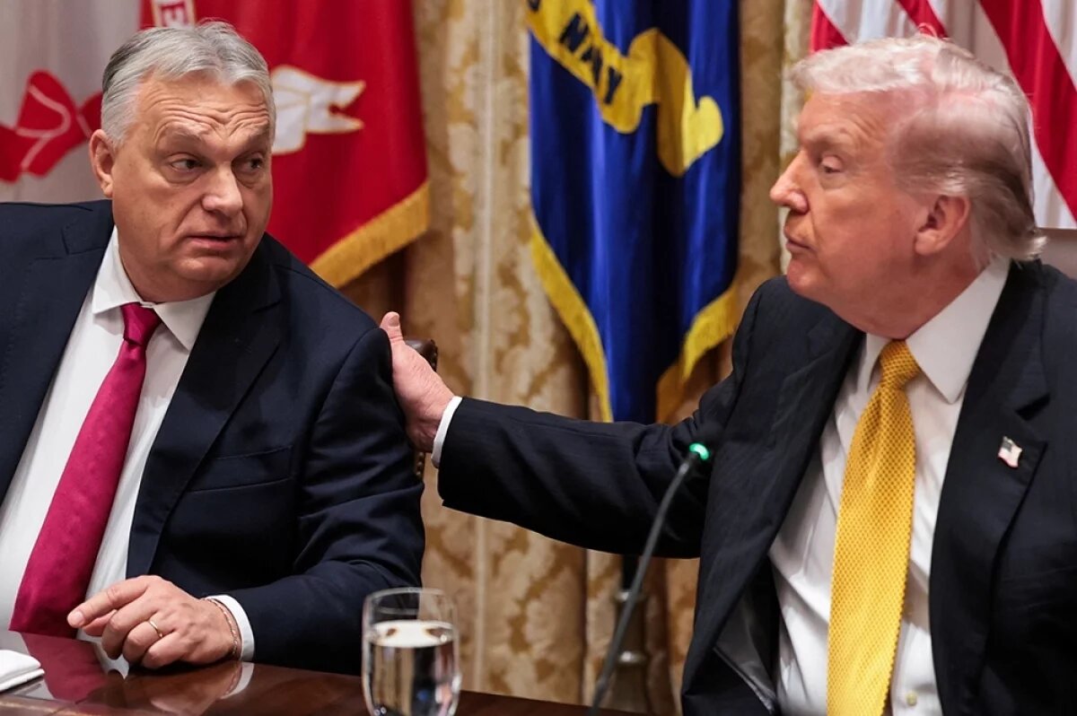    Виктор Орбан и Дональд Трамп.