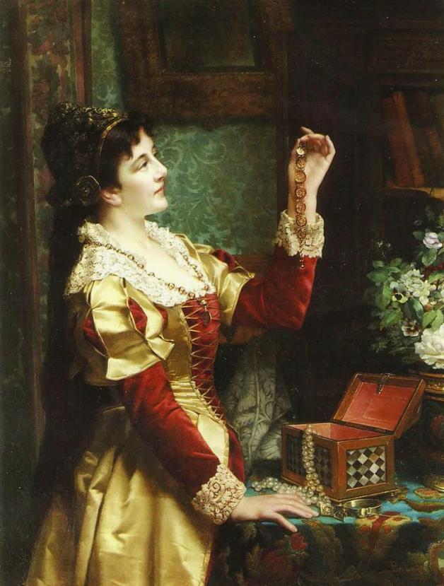 Фрагмент картины Яна Фредерика Питера Портилье. Так могла бы выглядеть главная героиня