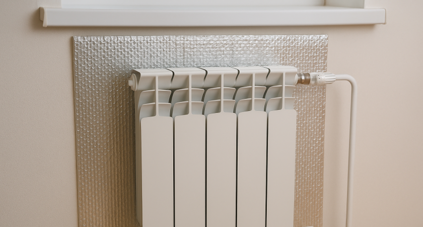    Беру только фольгу - и дом прогревается за 30 минут, даже когда за окном −40