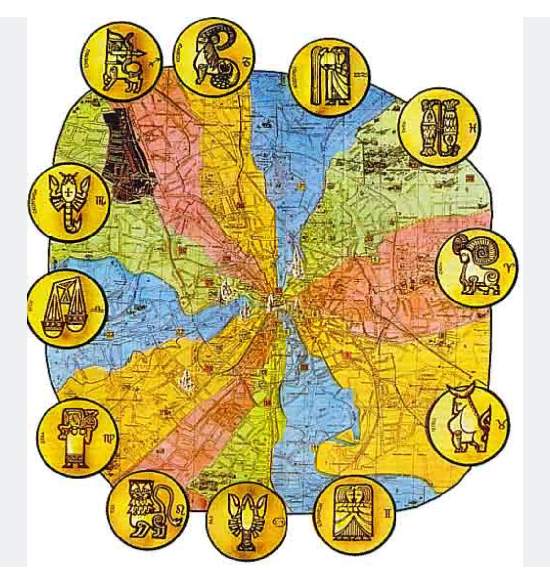 Астрологическая карта Москвы